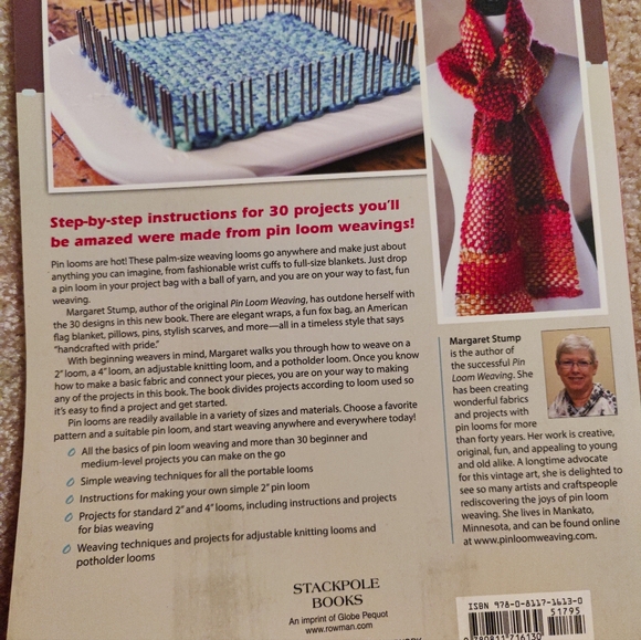 New book Pin loom weaving to go, by Margaret Stump - Picture 2 of 5